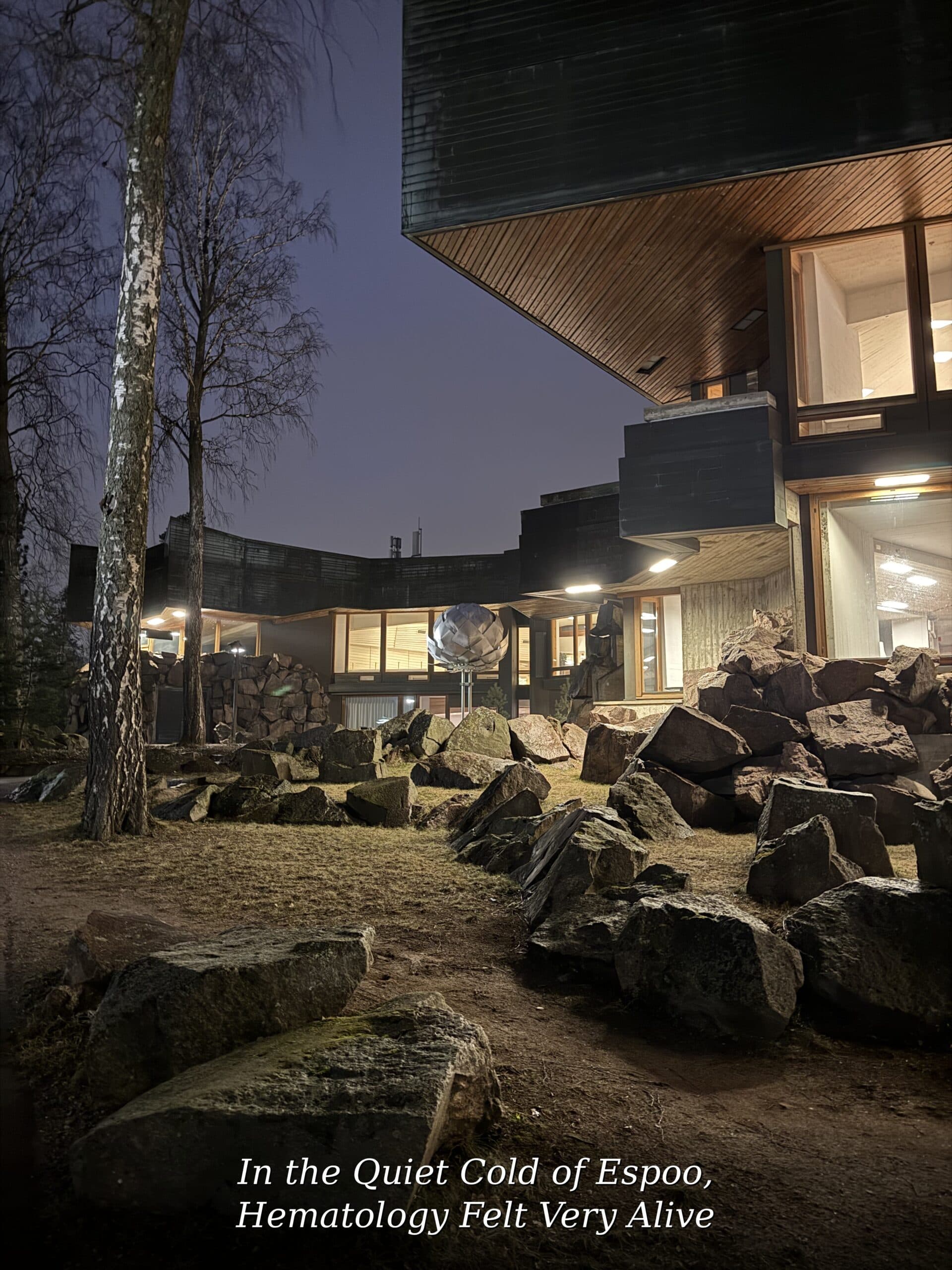 In the Quiet Cold of Espoo, Haematology Felt Very Alive